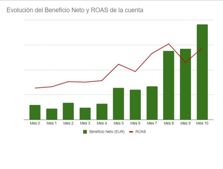 Evolucion ROAS Accom